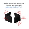 sourcing map 4pcs 25 mm x 25 mm Angle Iron