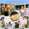 Popfoodex Commercial Waffle Cone Maker - 1200W Commercial Ice Cream