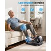 Under Desk Ellipse Machine,Motorized Ellipse Leg Exerciser for Seniors Fully