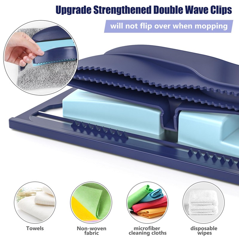 MEXERRIS Microfiber Floor Mop for Hardwood Laminate Tile Floor Cleaning: