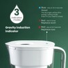 Waterdrop Lucid 10-Cup Water Filter Pitcher, NSF Certified, with 4