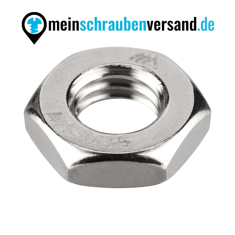 meinschraubenversand.de - Hexagon nuts (low shape, with chamfer) M12 according