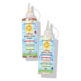California Baby Hypoallergenic Dog Shampoo + Conditioner | 100% Plant-based Ingredients | Lavender Scent | pH Balanced for Pets | Soothing Organic Calendula + Aloe + Apple Cider Vinegar