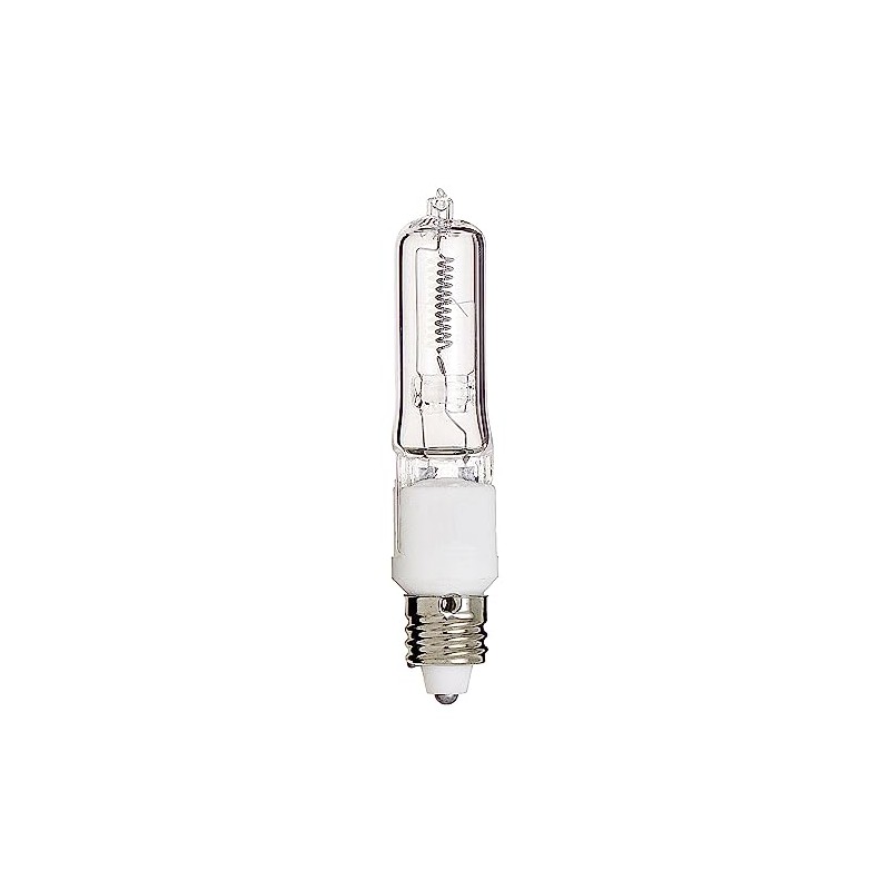 Satco S3485 1/Card 120V 100-Watt T4 E11 Base Light Bulb,