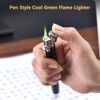Butane Torch Lighter - Ballpoint Pen Lighter, Windproof Solar Beam