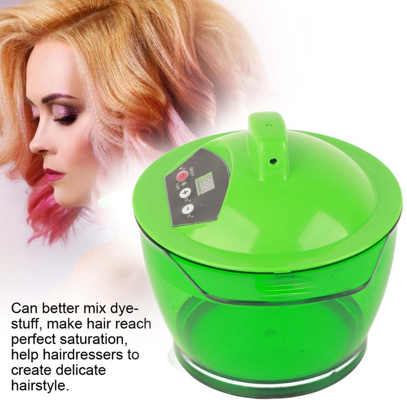 Electric Hair Coloring Bowl Dyestuff Automatic Mixer Blender Dye Cream
