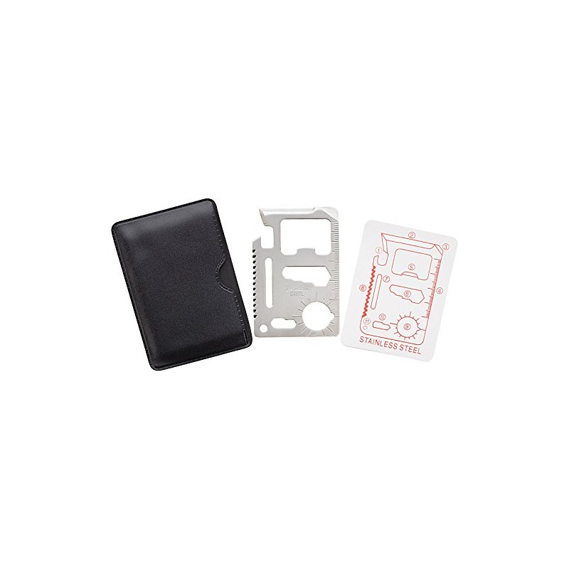 10x Survival Card Tool Multi Function Survival Card with Case