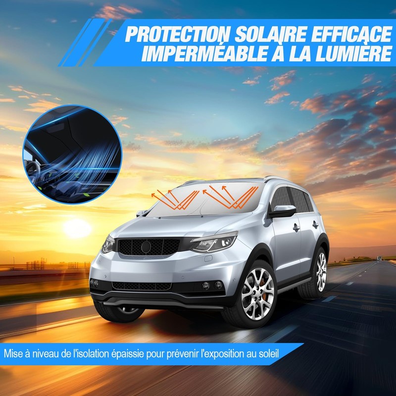 Scettar 1 Stück Sonnenschutz Auto Windschutzscheibe UV 145 × 80