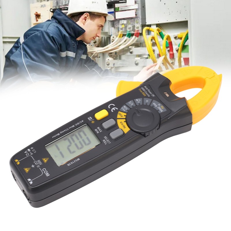 Clamp Meter High Accuracy 4000 Counts Multifunctional Multimeter for Home