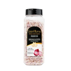 GranAroma Freeze Dried Shallots, Savory Flavor, Sauces & Soups, Versatile Ingredient (3.84 Ounce)
