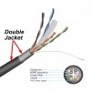 X-MEDIA Cat6 1000Ft Cable 23AWG UV UTP Waterproof Outdoor Direct