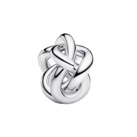 Infinity Knot Charm 925 Sterling silver Beads