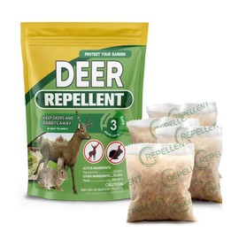 Deer Repellent Pouches, Simple to Use, 4 Packs