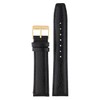 MARCHEL WB Leather Bracelet Gold Clasp Watch Strap Grained Cowhide