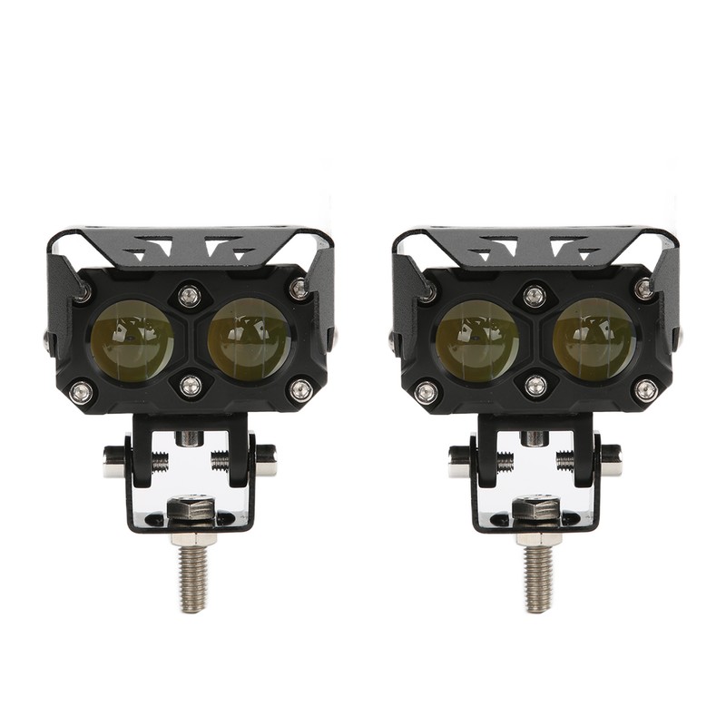 2pcs LED Spotlights 120W 4500LM Yellow White Spot Lamp IP67