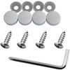 Stainless Steel License Plate Frame Self-Tapping Screws Fasteners ((4X) M5x16,