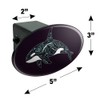 GRAPHICS & MORE Killer Whale Orca with Waves Oval Tow