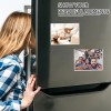 12 Pack 4x6 White Magnetic Picture Frames for Refrigerator with