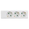 REV Power Strip, Multiple Socket without Cable, 3-Way, Max. 3680