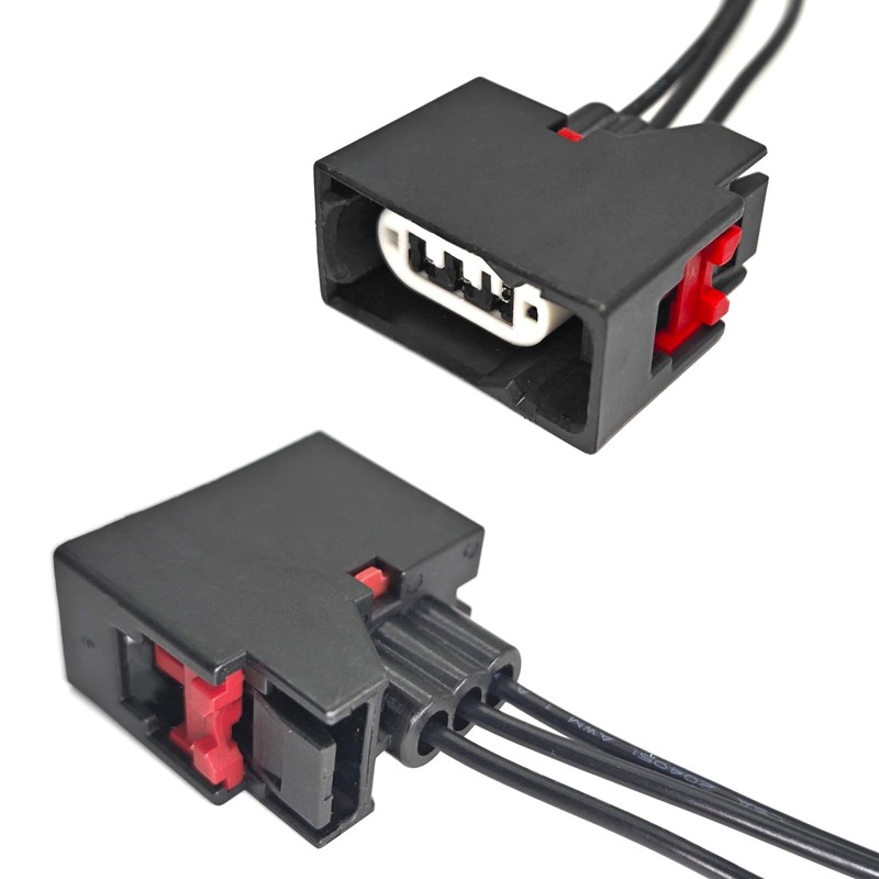 2PCS Front Turn Signal Light Connector Plug Harness 68065016AB Compatible