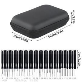 Fangehong 36 Pcs Car Release Tool, Car Cable Plug Removal Tool, Terminal Removal Tool Kit, Pin Extractor, Wire Connector Pin Release Key Extractor Tools