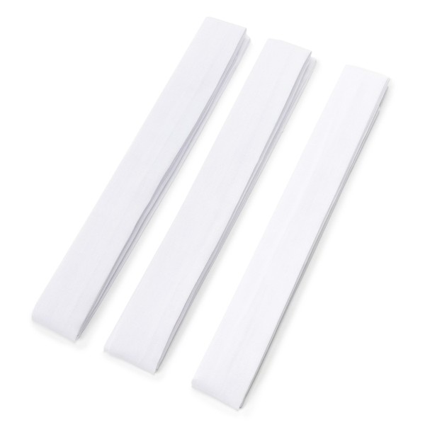 Kyoetsu Men's Waist Strap, Long, Simple, Set of 3, white