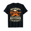 Butcher bearded butcher and beef lover design T-Shirt