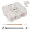 Square barrel whirlpool swab Double-sided whirlpool cotton swab 350 pieces 6p set, 1 piece / 사각통 회오리면봉 양면 회오리 면봉 350개입 6p set, 1개