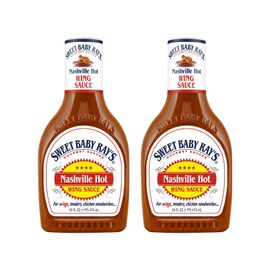 Sweet Baby Ray’s Nashville Hot Wing Sauce,16 Fl Oz (Pack of 2)