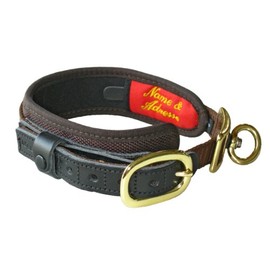 Niggeloh Deluxe Dog Collar, Brown, Small