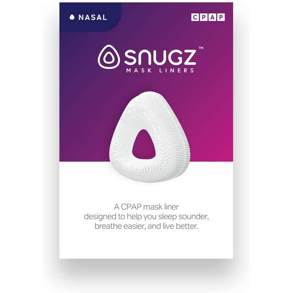 Snugz Nasal Mask Liners: Machine Washable, One-Size-Fits-Most NASAL CPAP Mask Liners, Pack of 2 Lasts 90 Days