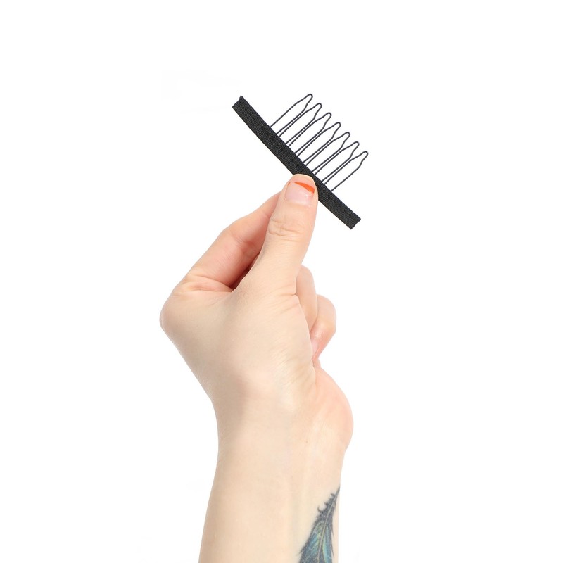 Xuxisowo 60 Pcs wig clips wig comb wig combs to