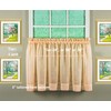 Today's Curtain Emelia Original Voile Tier Pair 36", Peach, 60"W