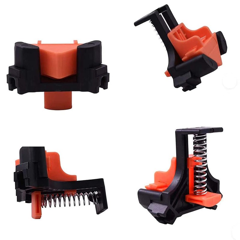 4 Pieces Woodworking Corner Clamps, Multifunctional 90 Degree Right Angle