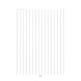 Kokuyo 書翰箋 Vertical Ruled 15 Lines White Quality Paper 色紙 Paper 50 Sheets Islamic – 11 