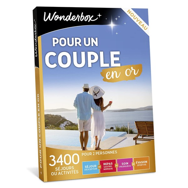 Wonderbox - Coffret Cadeau - pour Un Couple en Or