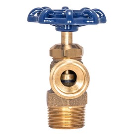 Eastman 20273 Boiler Drain, 3/4 inch MIP x 3/4 inch MHT, Brass