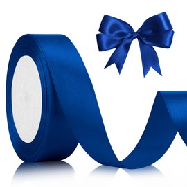 Christmas Royal Blue Ribbon Navy Blue Ribbon for Gift Wrapping 1 Inch 25 Yards Navy Ribbon Blue Satin Ribbon Gift Wrap Ribbon Blue Dark Blue Ribbon Blue Christmas Ribbon Wide Blue Ribbon Flowers