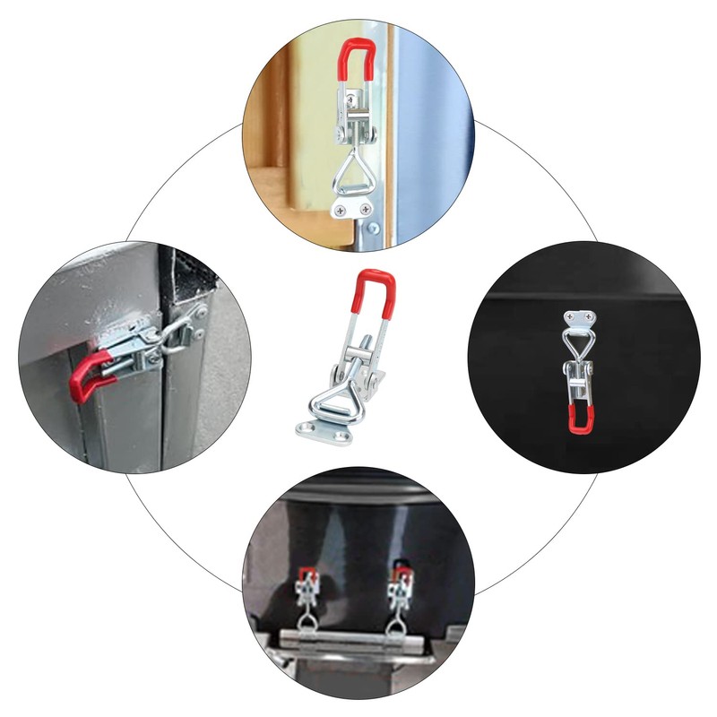 Favordrory 6 Pack Toggle Latch Clamp, Pull Latch, Adjustable Toggle