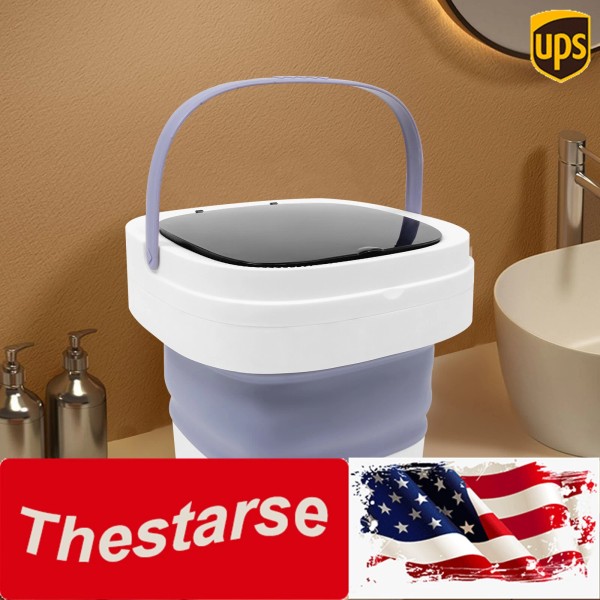 Unbranded 12L Portable Washing Machine 36W Mini Washer Foldable Travel