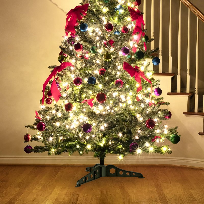 Veemoon Christmas Tree Base Detachable Xmas Tree Stand Green Christmas