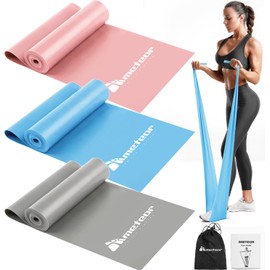METEOR Resistance Bands, Exercise Bands, Fitness Bands, Resistance Strap for Physical Therapy, Strength Training, Yoga, Pilates, Stretching, Latex Elastic Bands with Different Strengths, Workout Bands