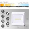 STAR-SPANGLED 3 Pack 3.7” Dimmable Push Tap Lights, Stick on