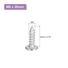 sourcing map M6x20mm Flat Head Phillips Drive Self Tapping Screws,