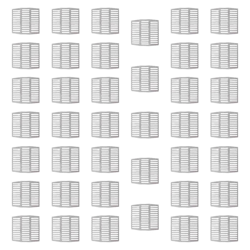 Sharplace 40Pcs Stainless Steel Brick Weep Hole Covers Fill Weep