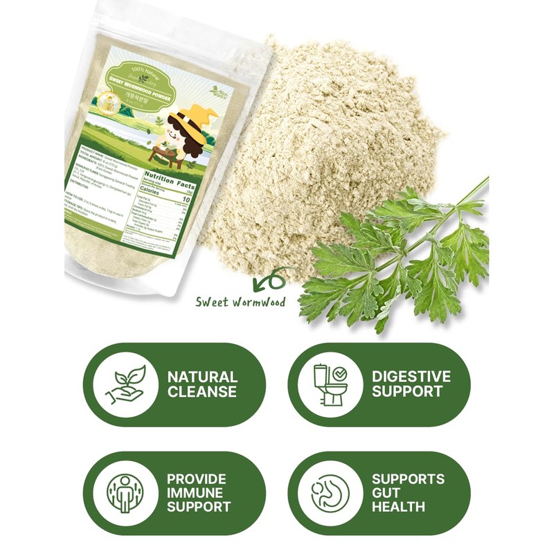 NICE WITCH'S Korean 100% Pure Sweet Wormwood Powder 170g /