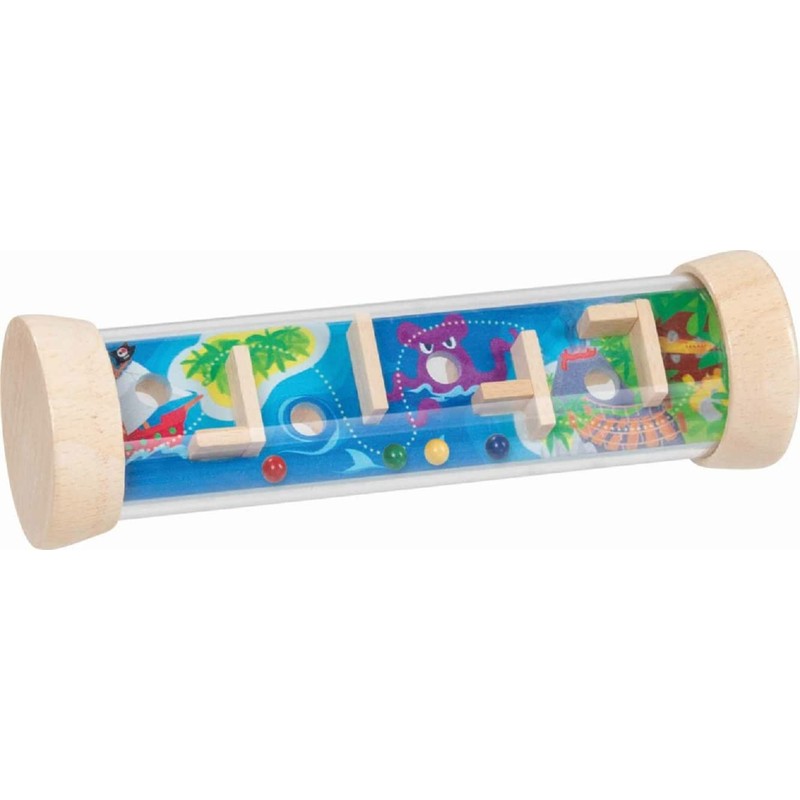 Goki 56325 Puzzle Puzzle with Marbles, 3D Puzzles, Multi-Coloured