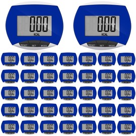 Weewooday Pedometer for Walking Steps and Miles Simple Step Counter Clip on for Walking with Digital Display Portable Tracker Pocket Pedometer Bulk for Men Women Adults Seniors(50 Pcs)