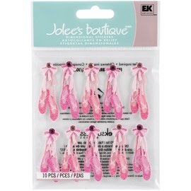 Ek Success Jolee's Boutique Dimensional Repeat Stickers, Ballerina Slippers