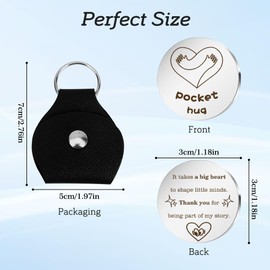 Teacher Gifts For Teachers Valentines Gifts For Teacher Pocket Hug Teachers Gift Keyring Keychain Nursery Teacher Gifts For Women Teacher Gifts For Men Best Teacher Gifts Thank You Gift for Teacher